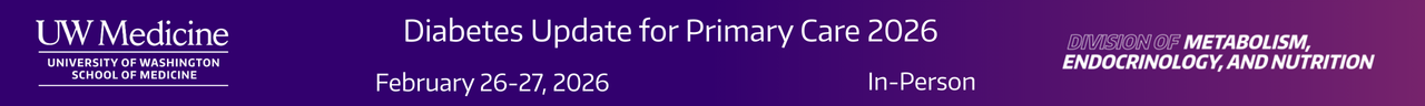SAVE THE DATE:  Diabetes Update for Primary Care 2026 Banner